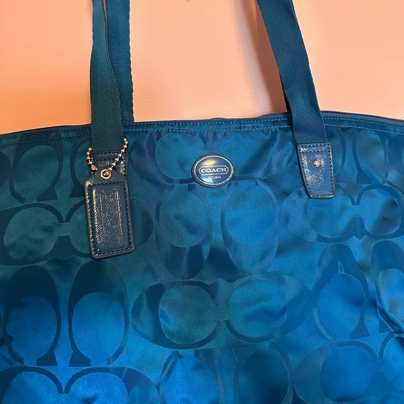 Coach Royal Blue Weekender Tote Bag - Picture 2 of 6